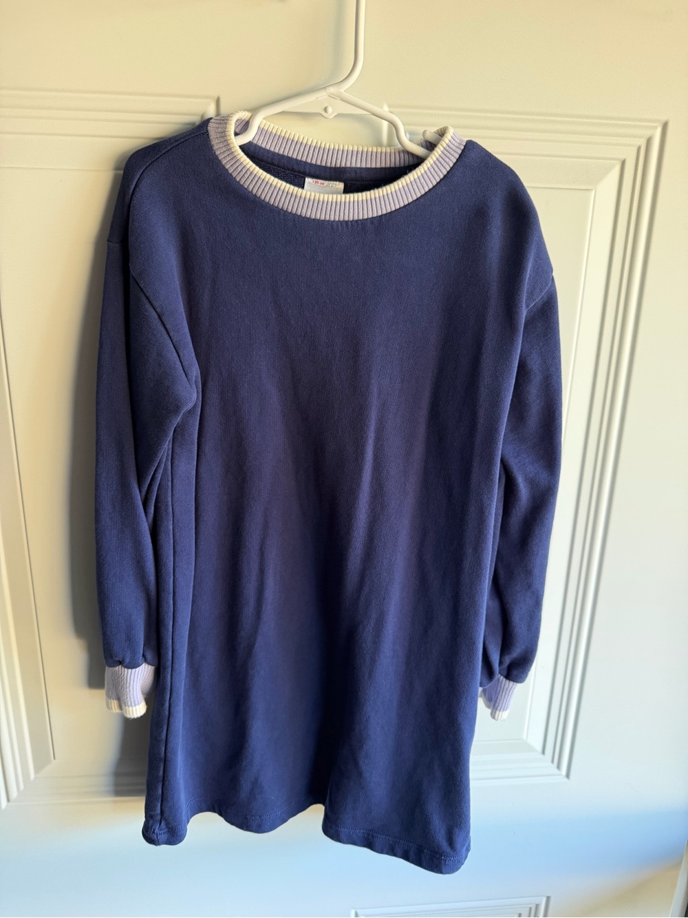 Hanna Andersson long-sleeve French terry dress size 6/7
